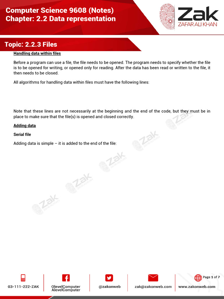 2-2-3 files | PDF | Computer File | String (Computer Science)