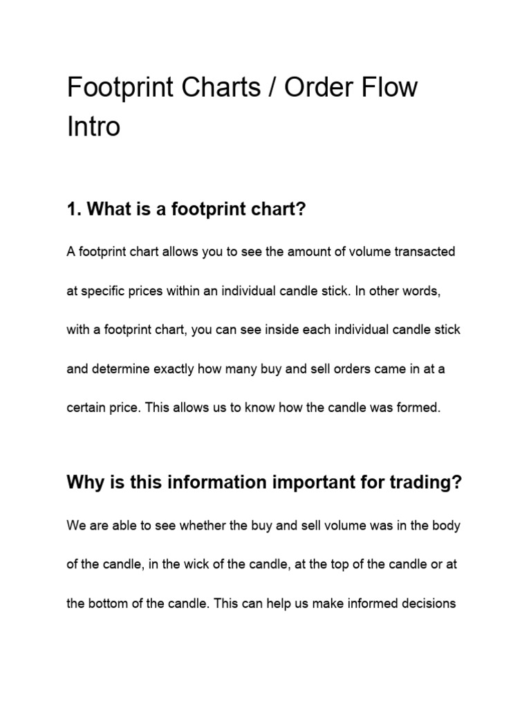 Session 2 - Intro To Orderflow | PDF