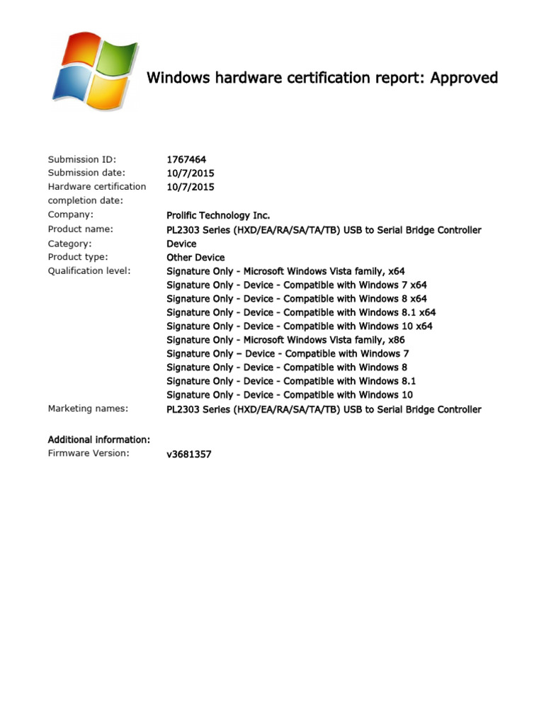 VerificationReport | PDF
