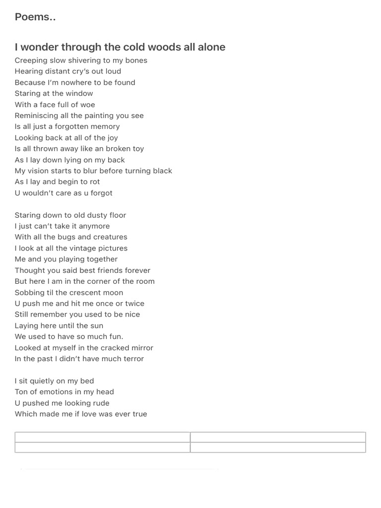 Poems | PDF