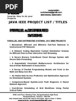 Download Java - Parallel and Distributed Systems Project Titles - List  2012-13 2011 2010 2009 2008 by ncctstudentproject SN101019637 doc pdf