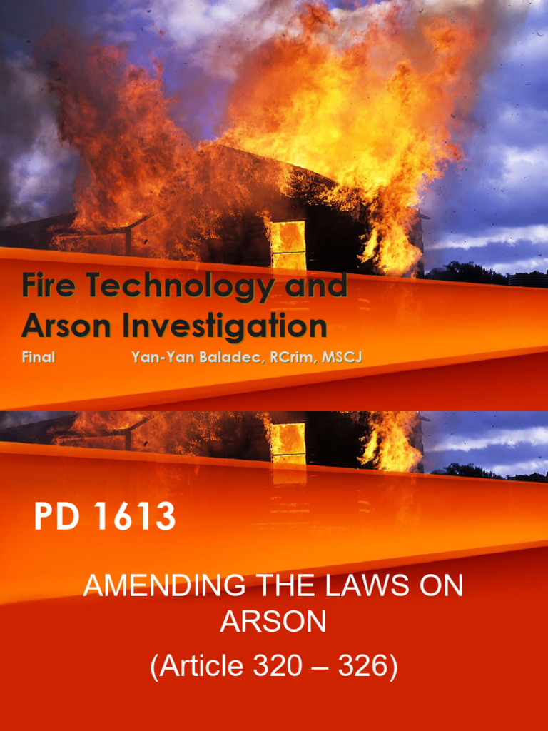 FInal 2 | PDF | Arson | Crime & Violence
