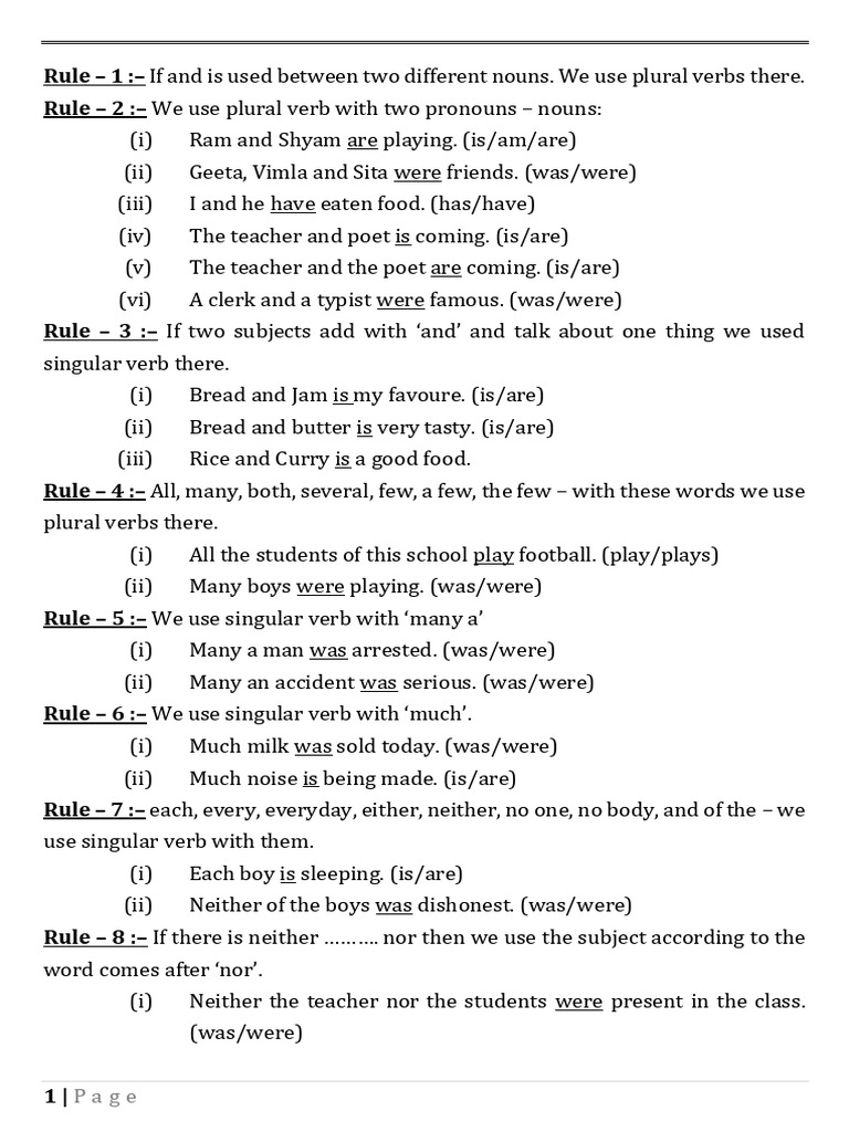 10th English Grammar | PDF | Grammatical Number | Plural