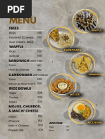 Beanery Menu Price List 2025 | PDF | Drink | Coffee