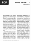 Strawson Meaning and Truth