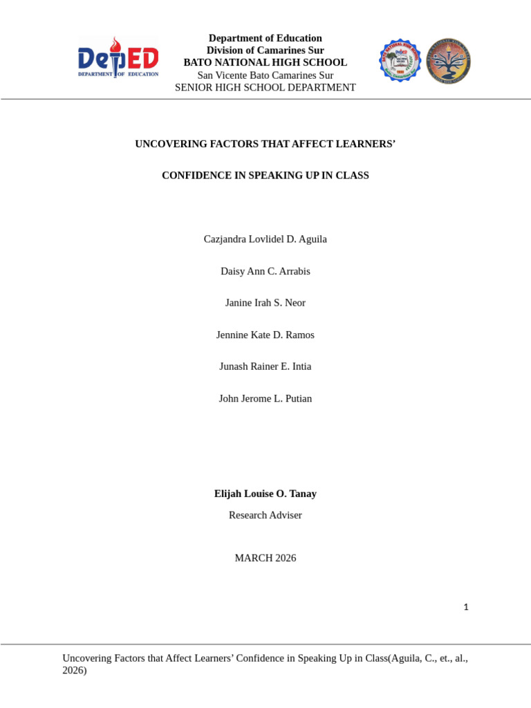 Uncovering Factors That Affect Learners | PDF | Learning | Teachers