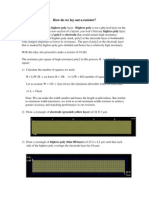 Laying out a 10k resistor using highres poly layer