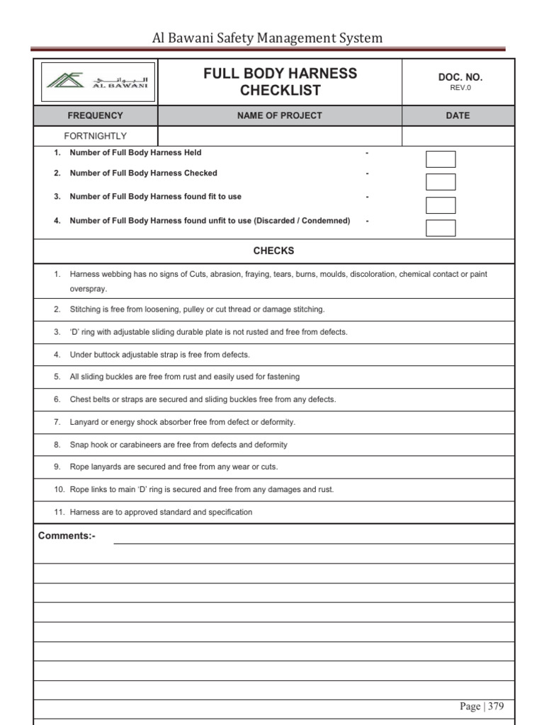 Full Body Harness | PDF