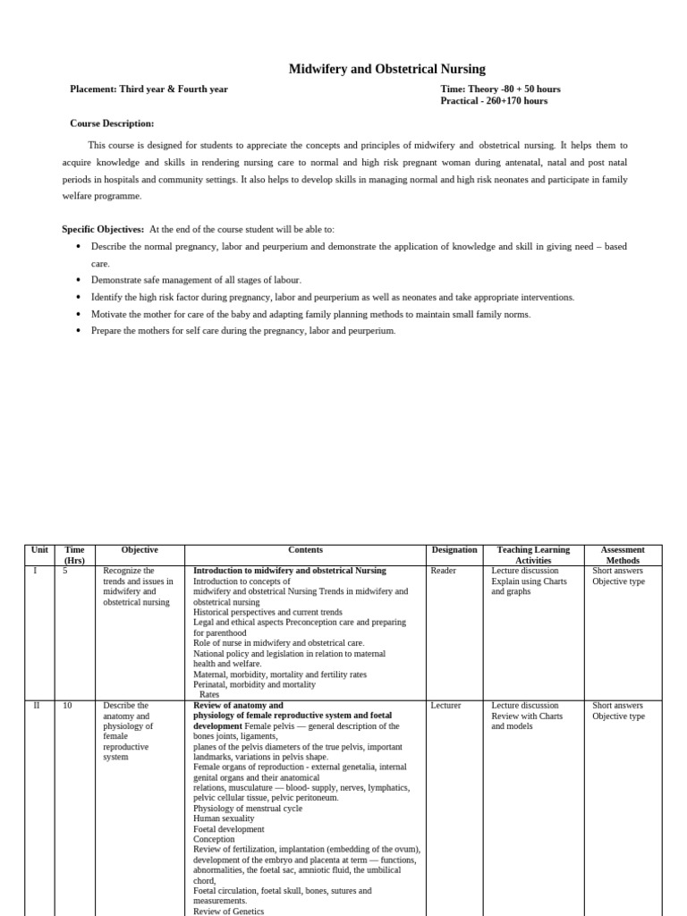 Midwifery and Obstetrical Nursing | PDF | Childbirth | Postpartum Period