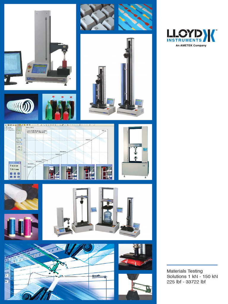 Material Testing Solutions Brochure | PDF | Strength Of Materials ...