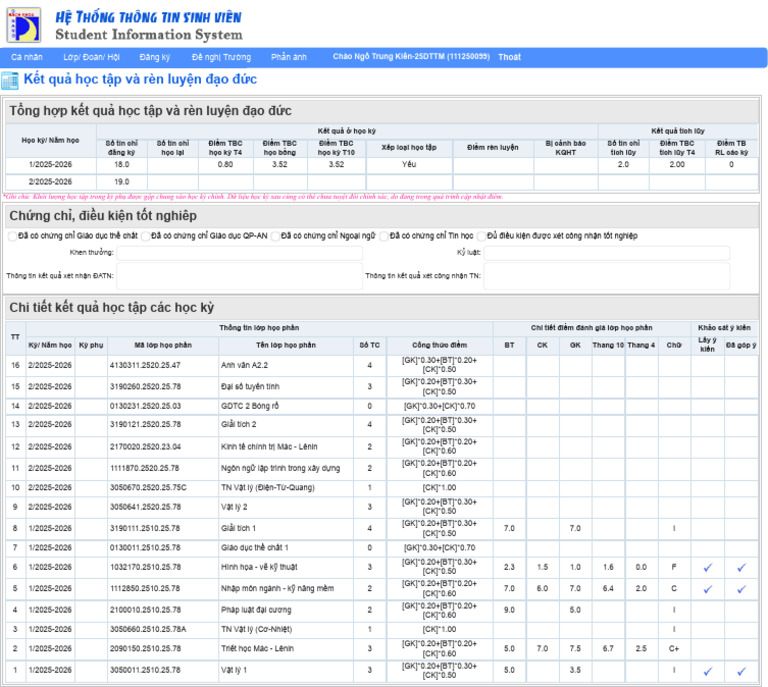 DUT Student Information System | PDF