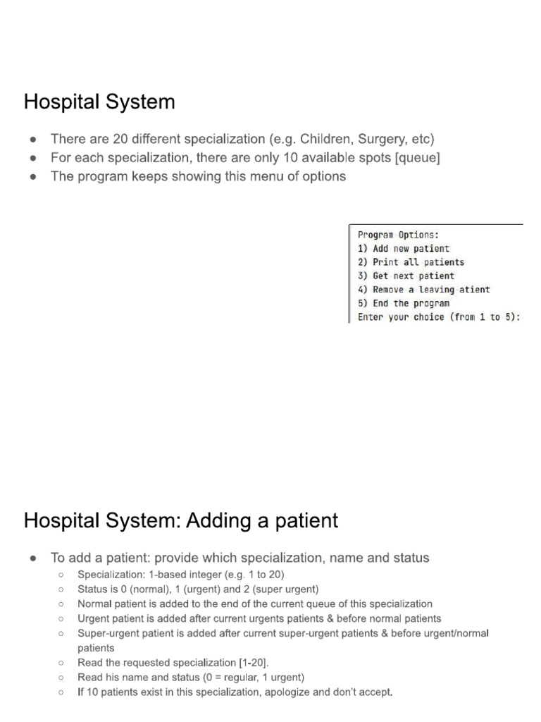 Hospital Management | PDF