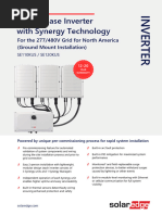 Datasheet Inversor 100kW | PDF | Power Inverter | Alternating Current