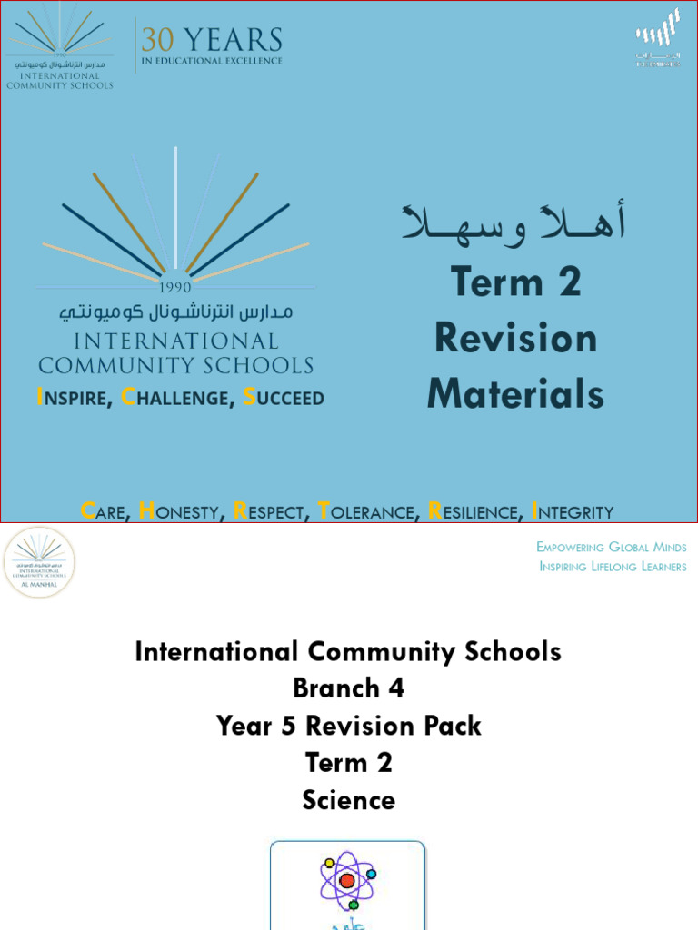 Year 5 Revision Pack For Science | PDF | Force | Science