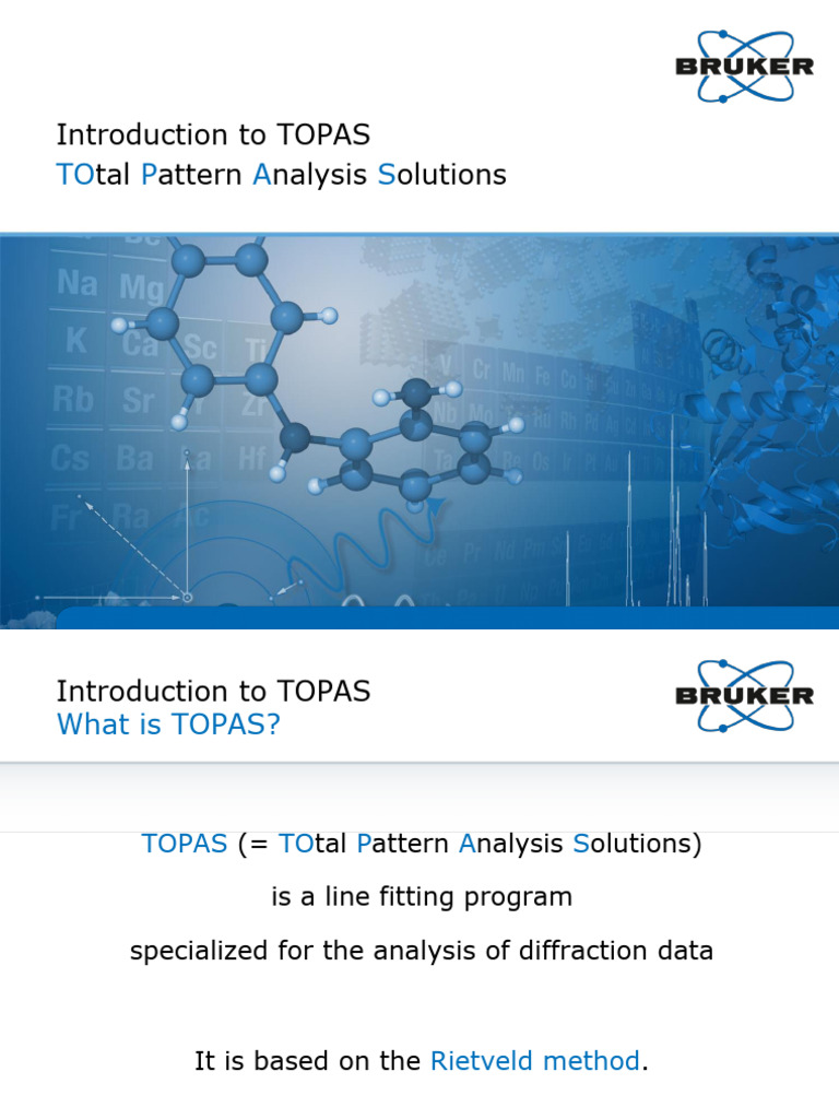 1-2 Introduction To TOPAS | PDF