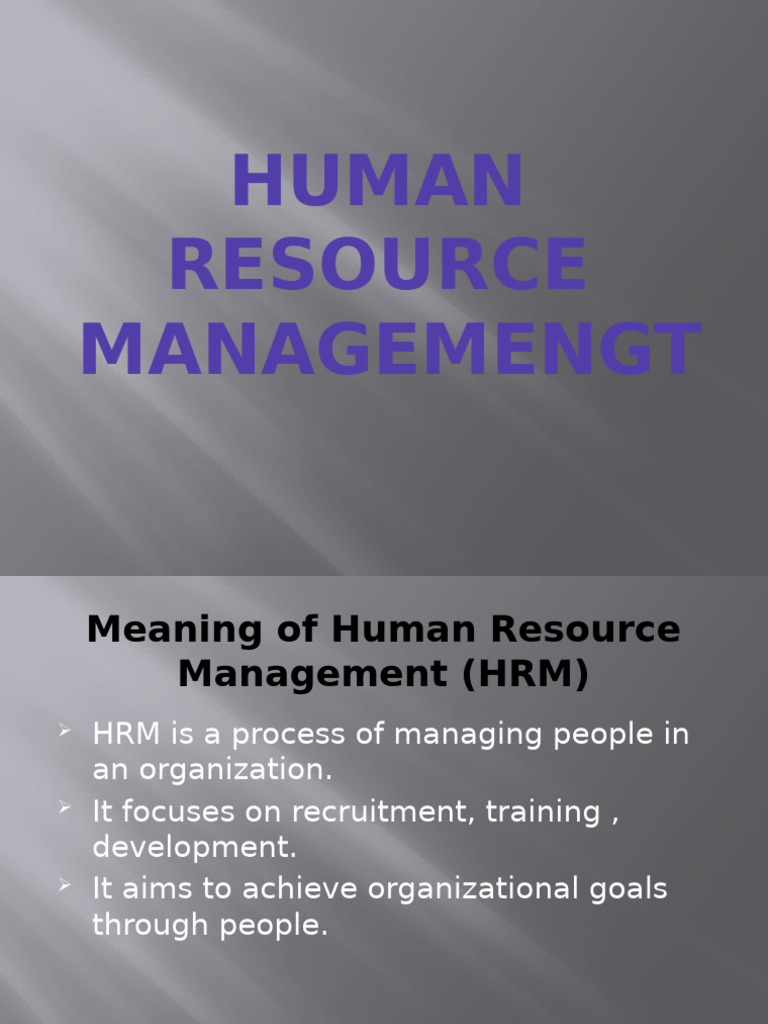 Human Resources | PDF | Human Resource Management | Social Psychology