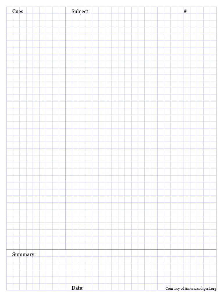 Cornell Notes Graph | PDF