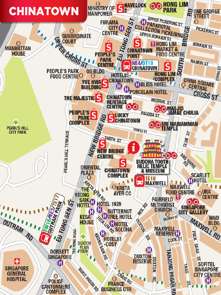 Online Chinatown Map 2023 | PDF
