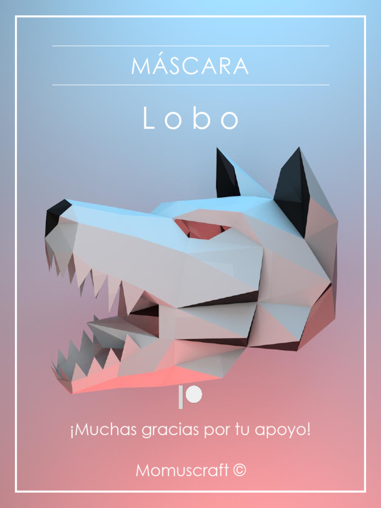 Mascara Lobo Momuscraft | PDF