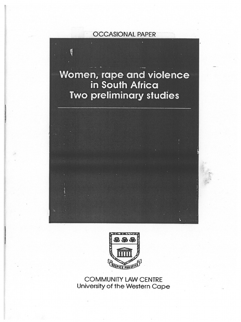 Women Rape and Violence in South Africa by Kathryn Ross 1 | PDF