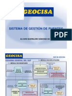 Sistema de Gestión de Puentes. Alvaro Barrilero GEOCISA