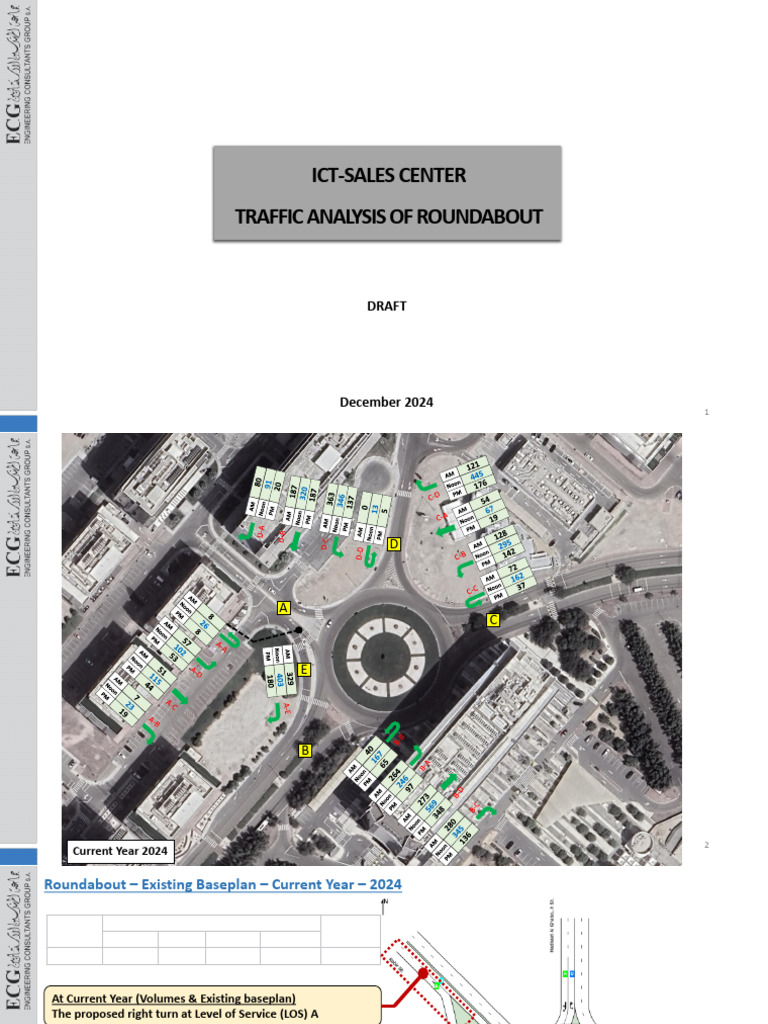 ICT - Traffic Analysis of Roundabout | PDF | Buildings And Structures ...