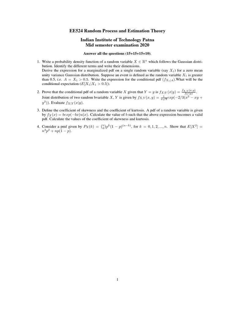 Midsem 2020 | PDF