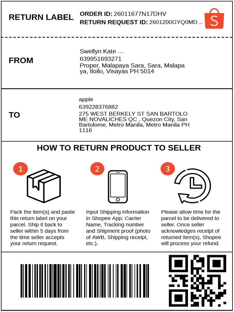 Get Return Label | PDF