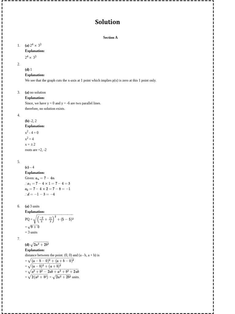 Standard Maths Solution | PDF | Angle | Circle