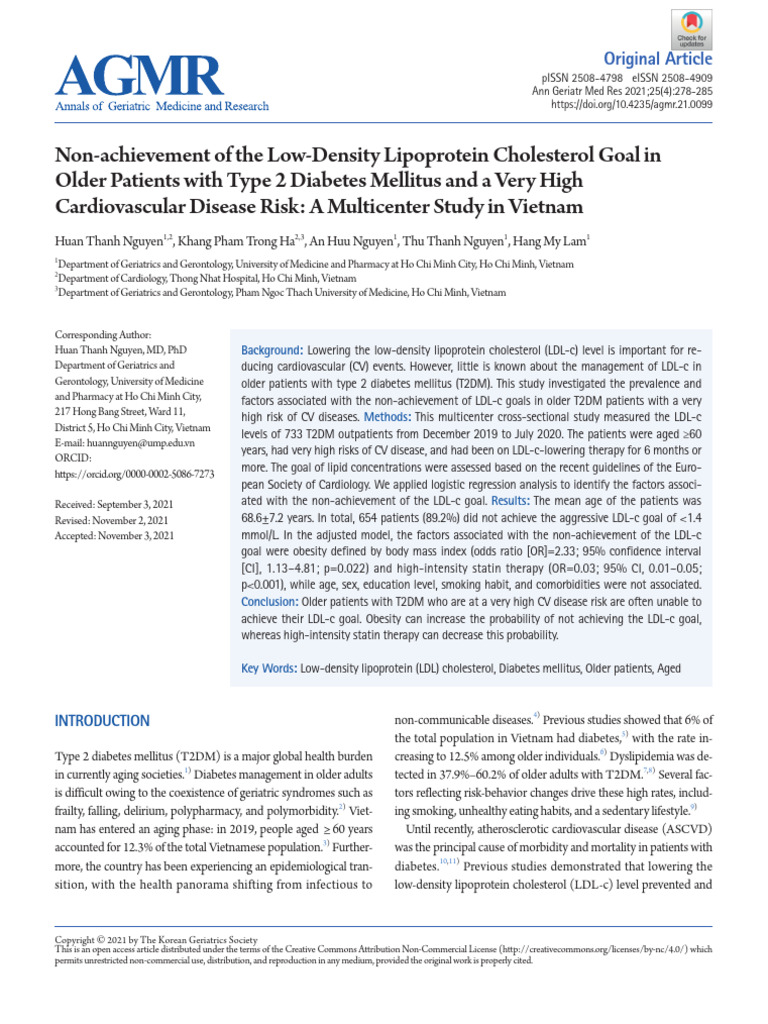 agmr-21-0099-2 | PDF | Low Density Lipoprotein | Statin
