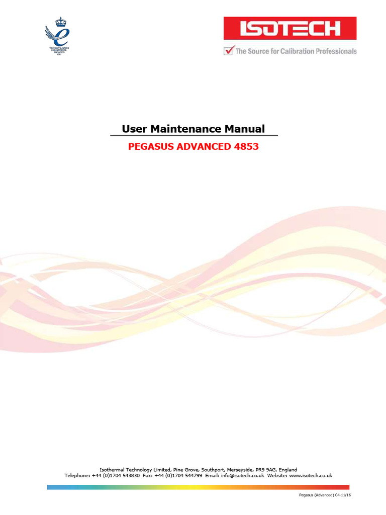 Pegasus User Manual | PDF | Thermocouple | Calibration