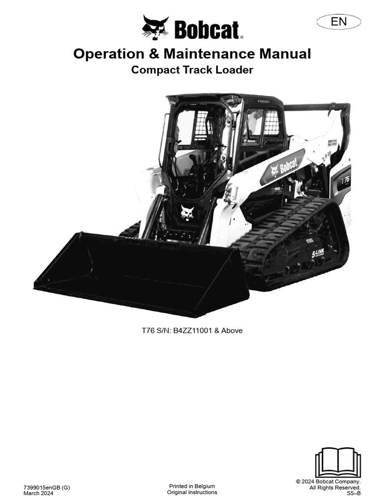 Operation and Maintenance Manual - Compact Track Loader | PDF | Loader ...