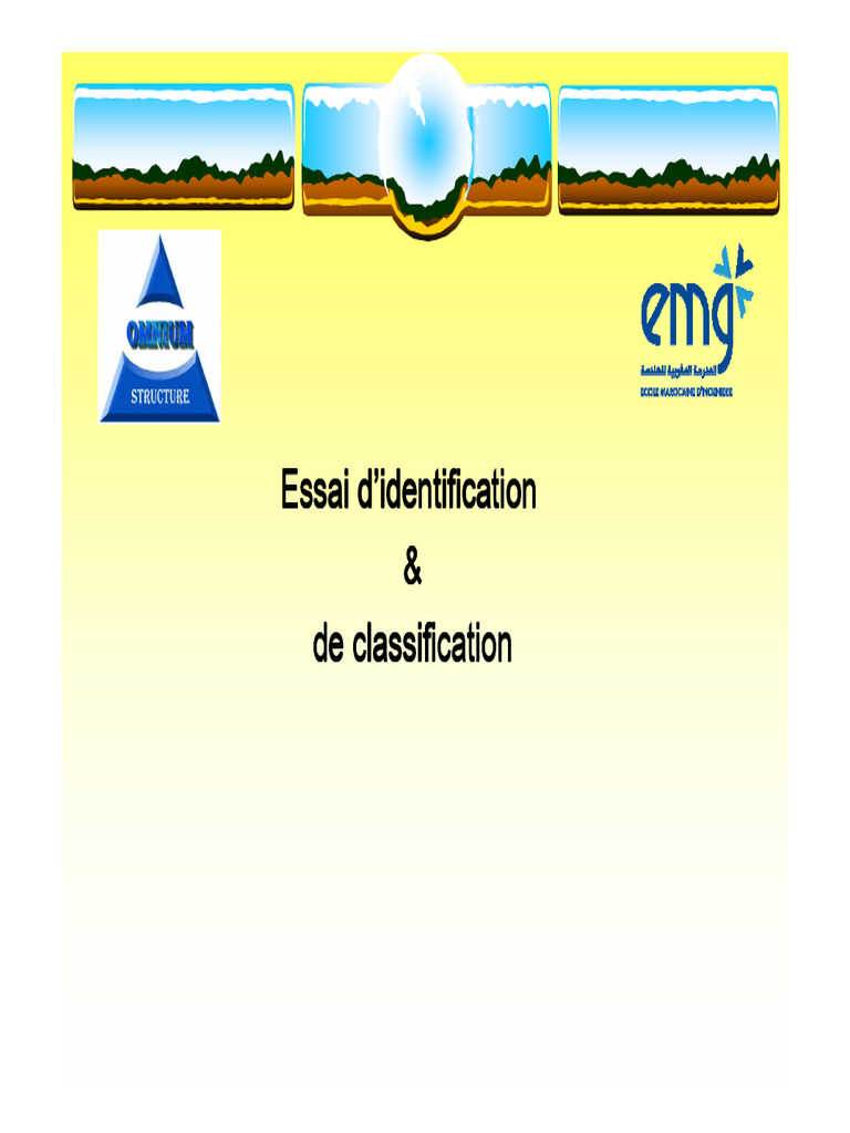 1-Essai D'identification Et de Classification | PDF | Limon | Sol ...