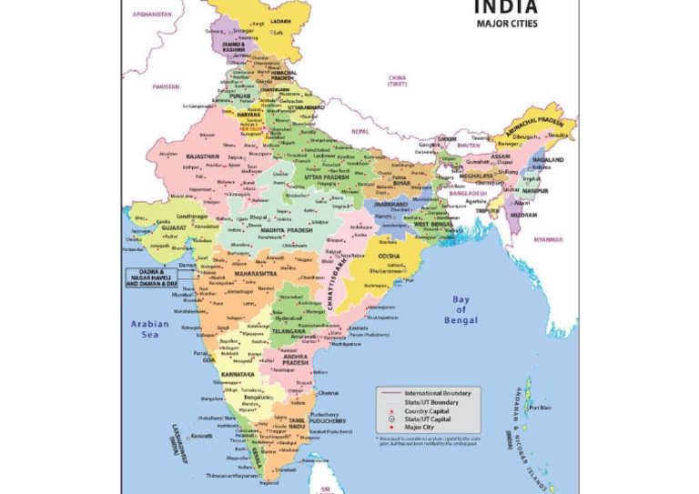 Indian Map 2 | PDF