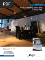 IBR Roof Sheeting Specifications Guide | PDF | Roof | Engineering Tolerance