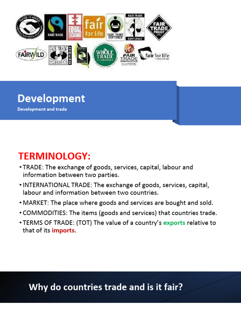 Development 6 | PDF | Trade | Free Trade