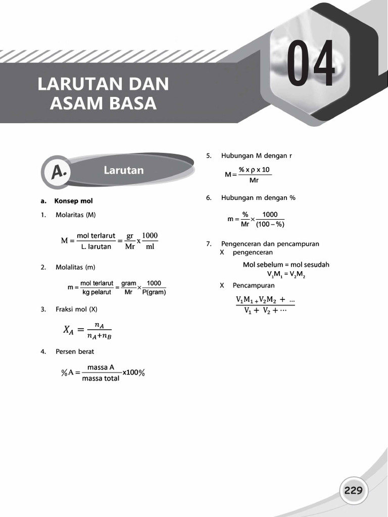 Larutan Dan Asam Basa | PDF