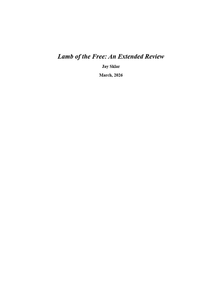 Lamb of The Free An Extended Review | PDF | Sacrifice | Book Of Leviticus