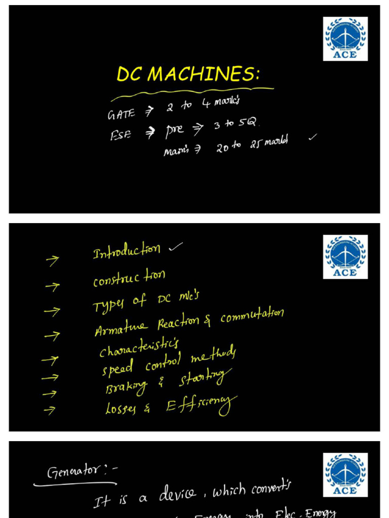 DC Machines | PDF