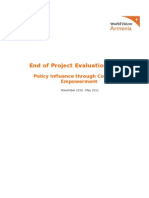 Clean - Final Evaluation Report - Policy Influence Through Community Empowerment Project