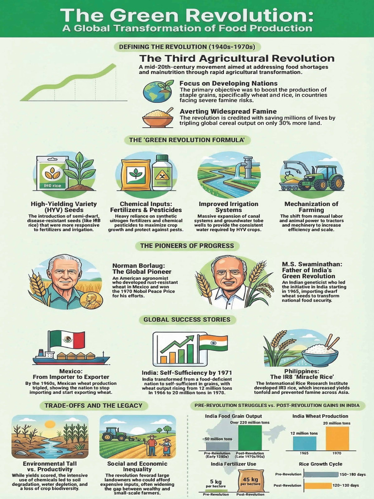 The Green Revolution | PDF | Green Revolution | Agriculture