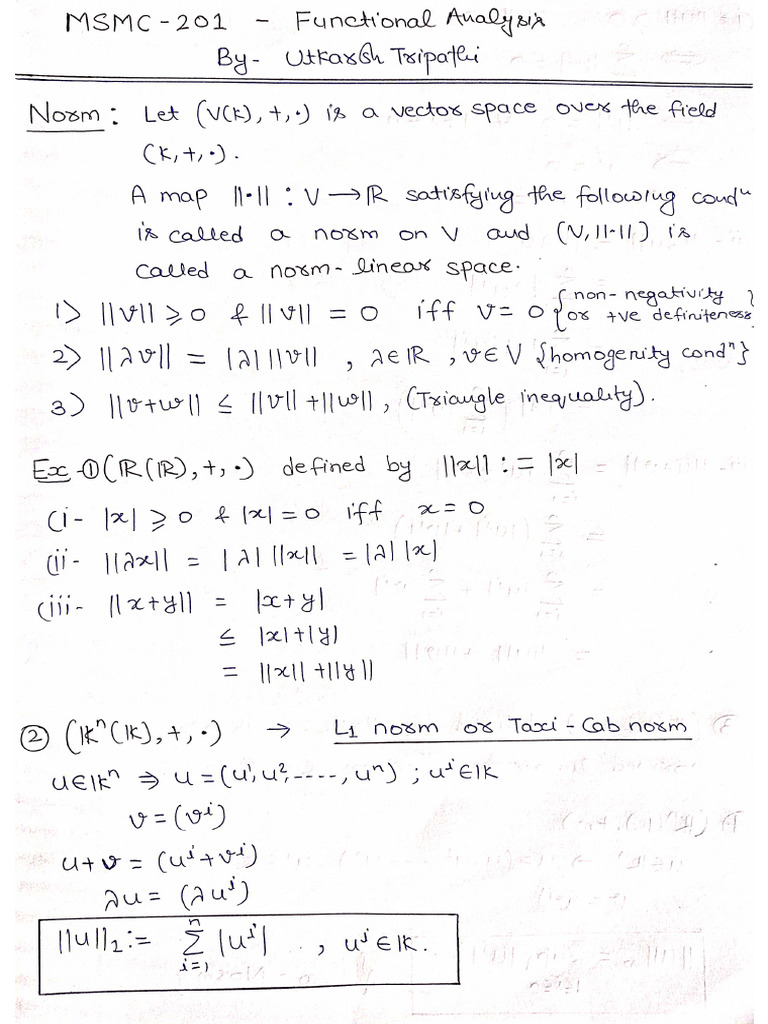 Functional Analysis | PDF