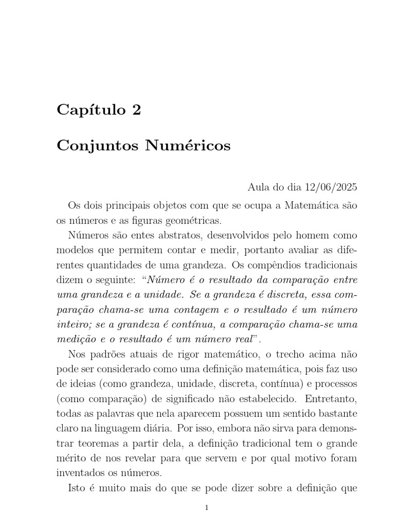 Aula Fundamentos de Matematica 12 06 | PDF | Números | Matemática