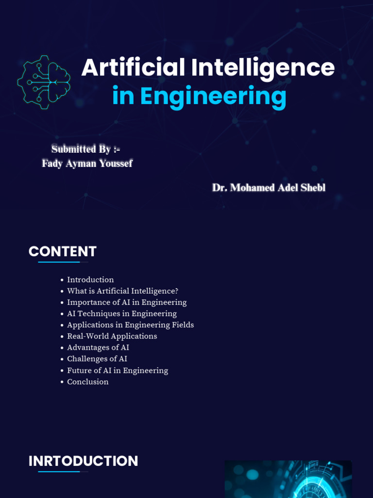 Blue Futuristic Artificial Intelligence Presentation (1) | PDF ...
