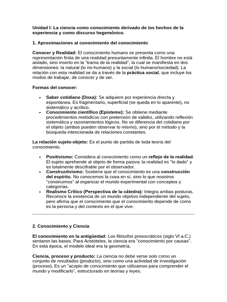 Resumen Problematica | PDF | Verdad | Conocimiento