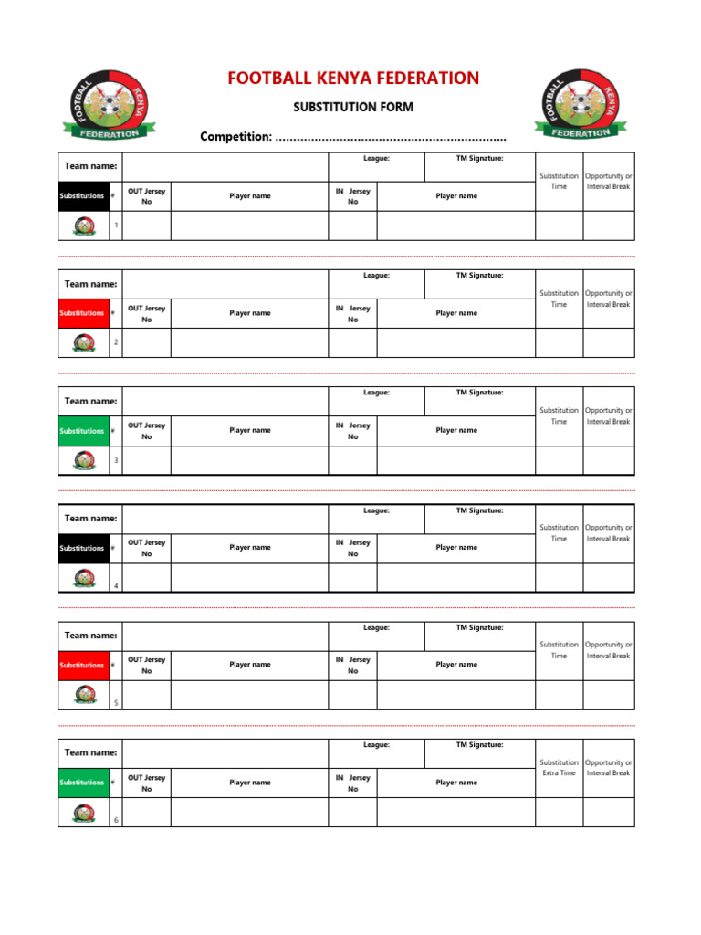 FKFPL Sub Form | PDF