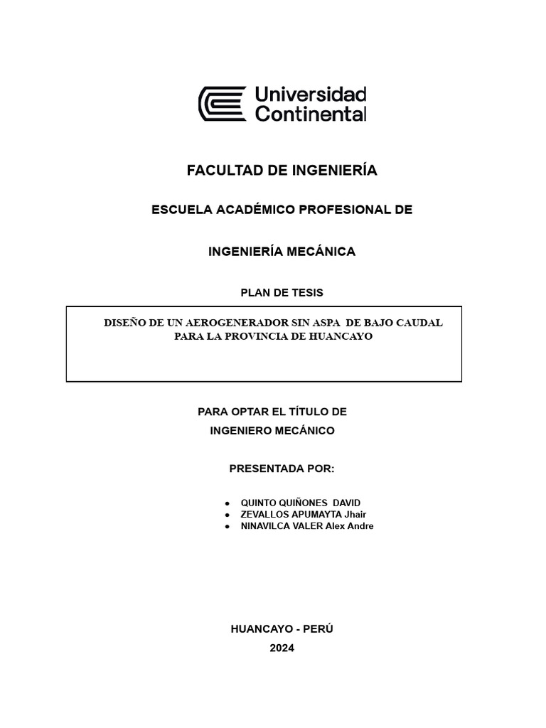 Diseño de Un Aerogenerador | PDF | Energía eólica | Energía renovable
