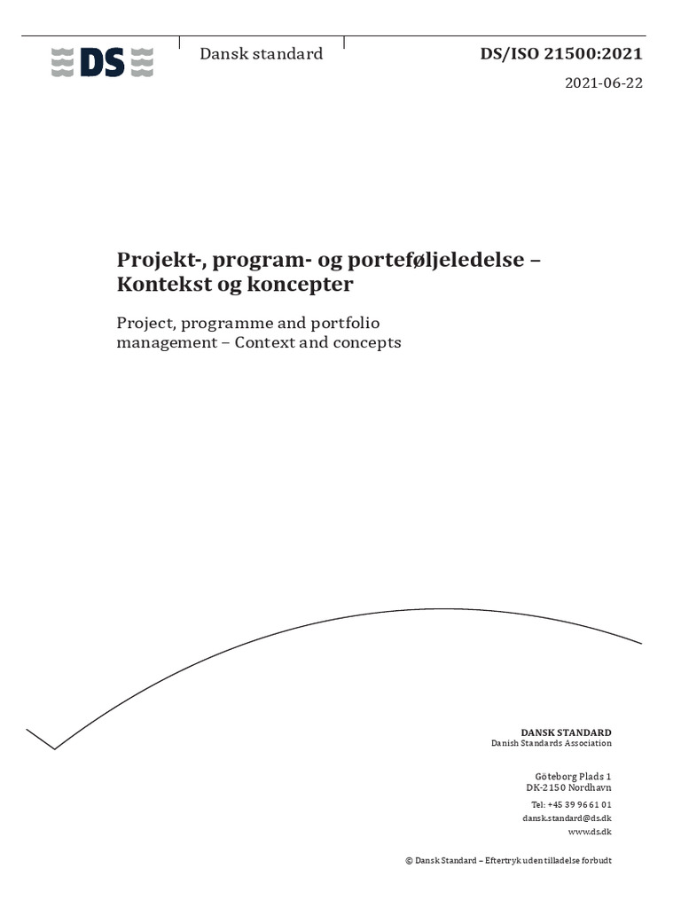 DS - Iso 21500 - 2021 | PDF | Art