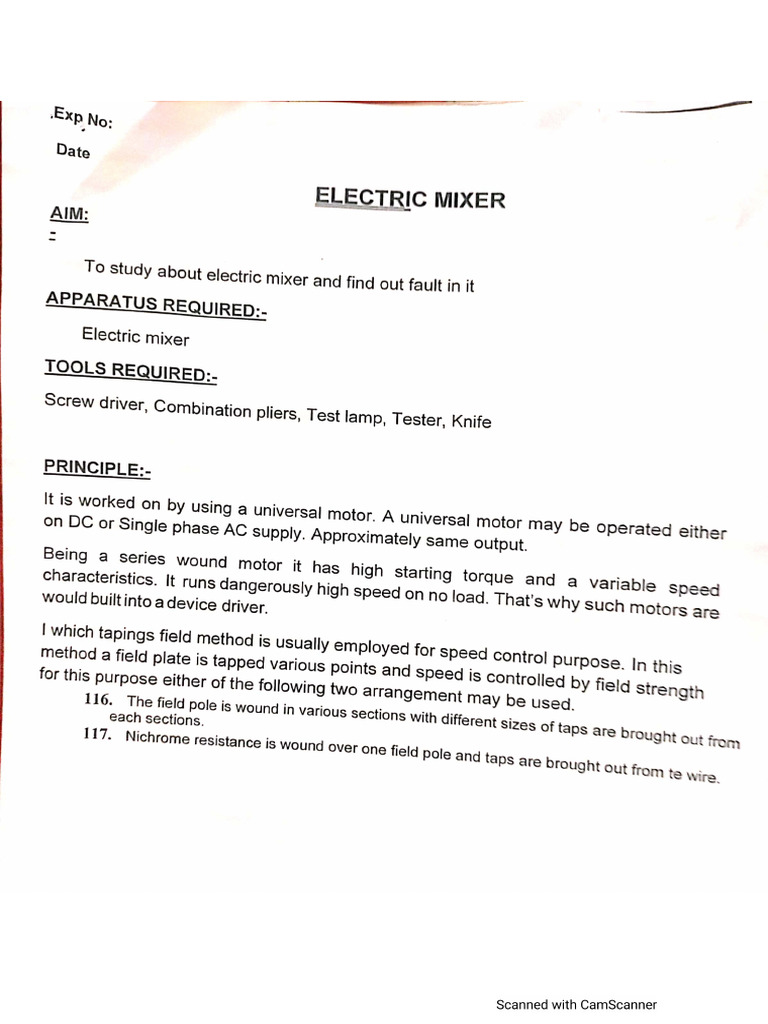 Mixer Grinder | PDF