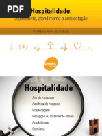 Hospitalidade Acolhimento Atendimento e Ambientacao